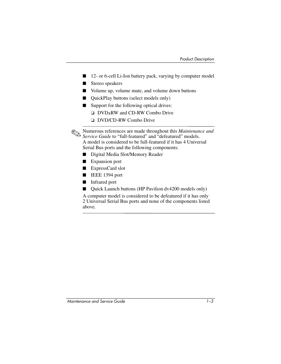 HP V4200 User Manual | Page 9 / 273