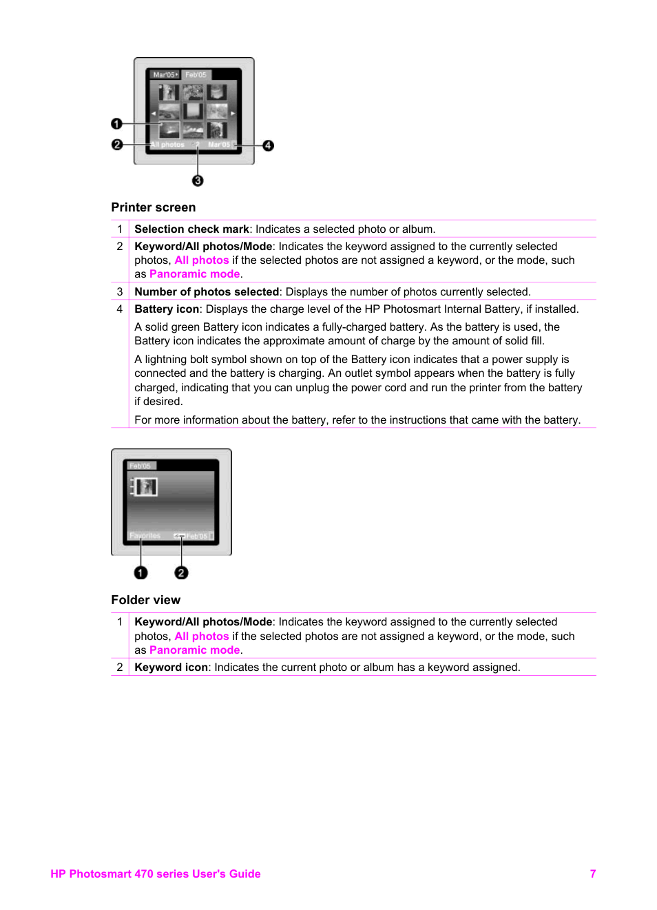 HP 470 series User Manual | Page 12 / 77