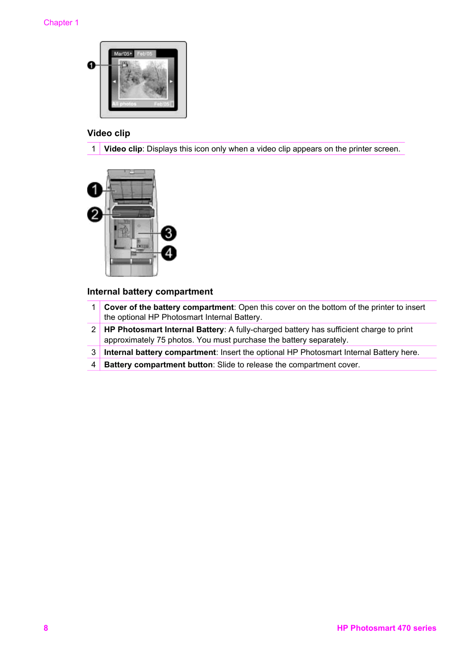 HP 470 series User Manual | Page 13 / 77