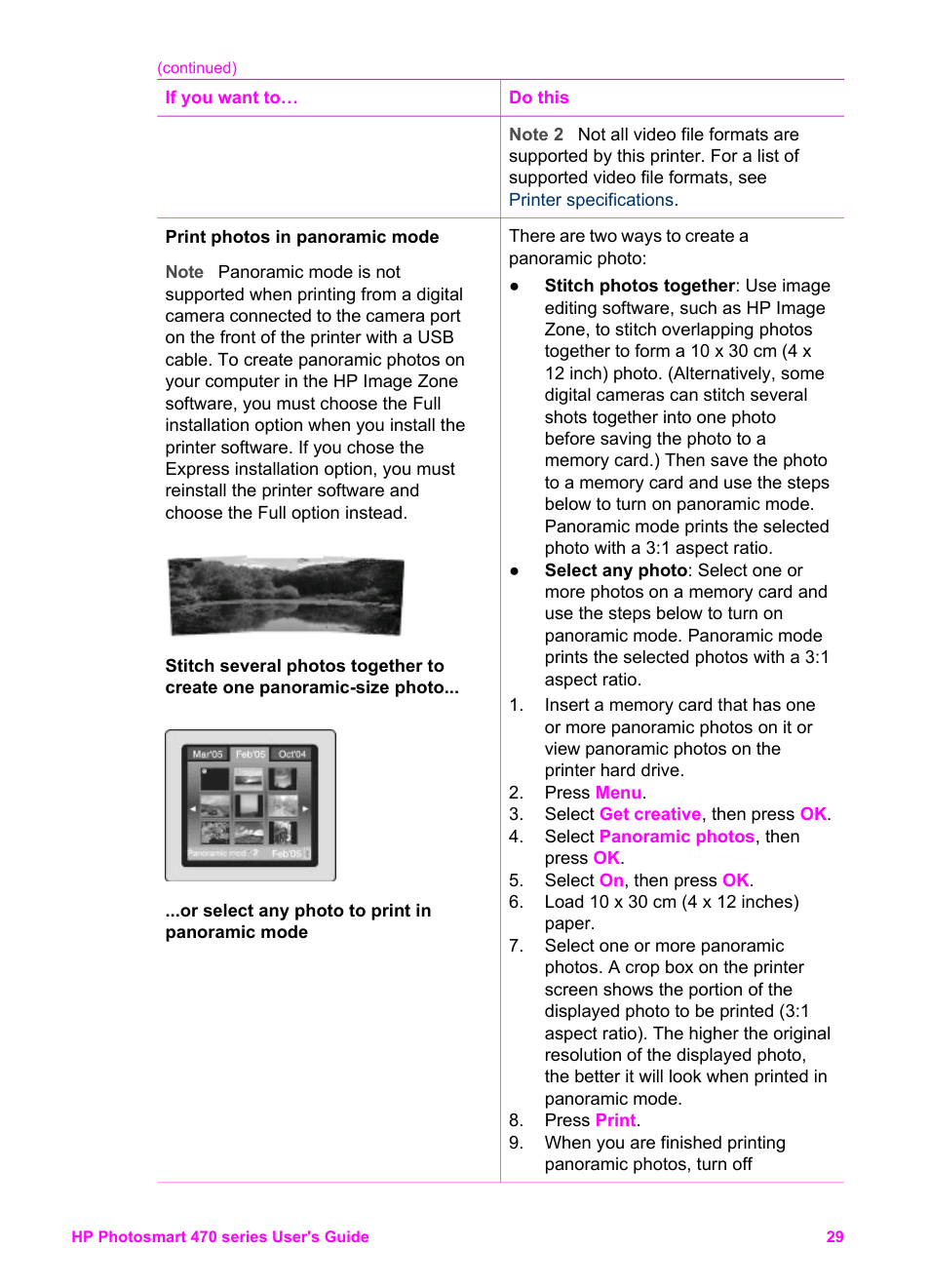 HP 470 series User Manual | Page 34 / 77