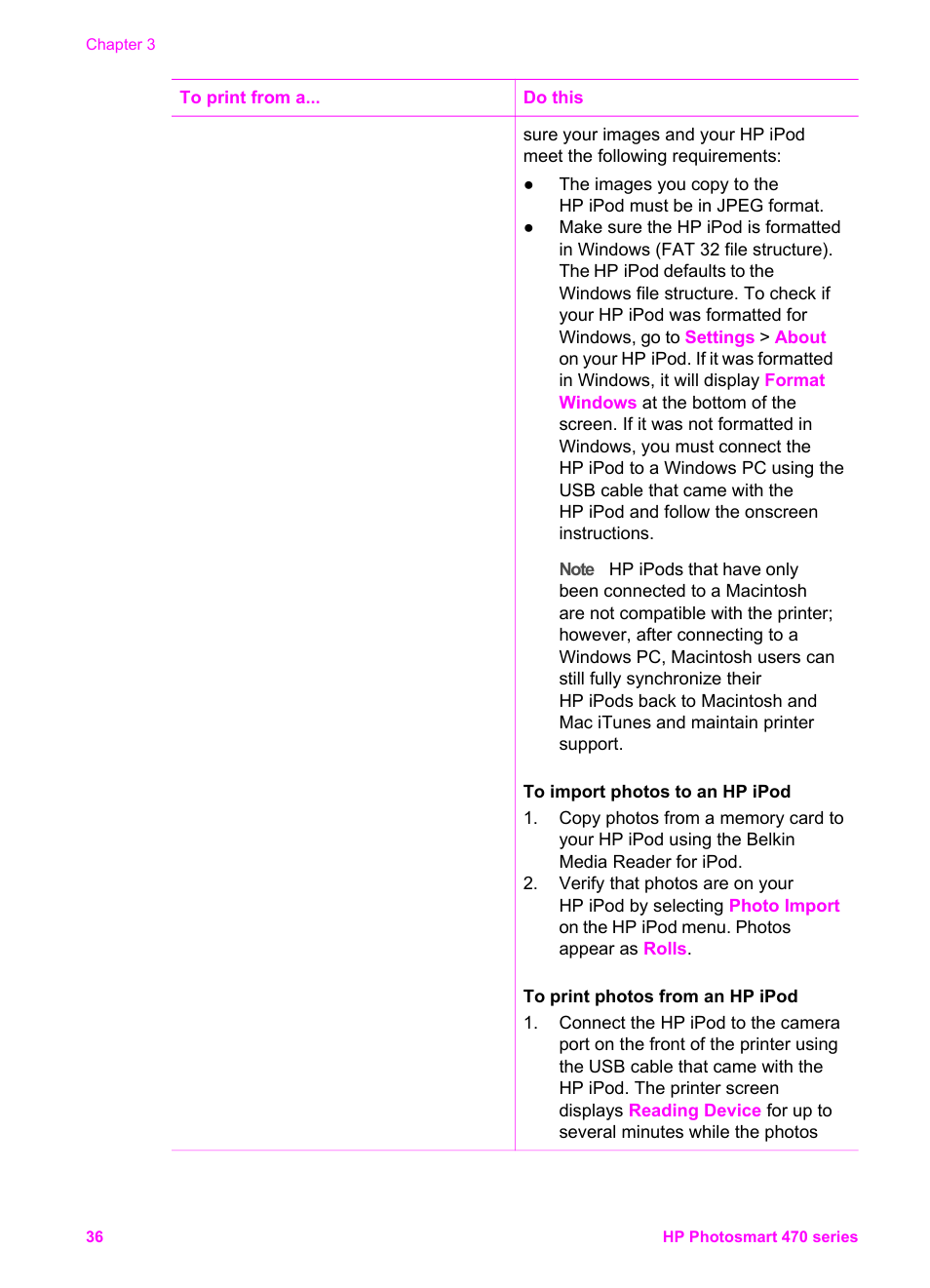 HP 470 series User Manual | Page 41 / 77