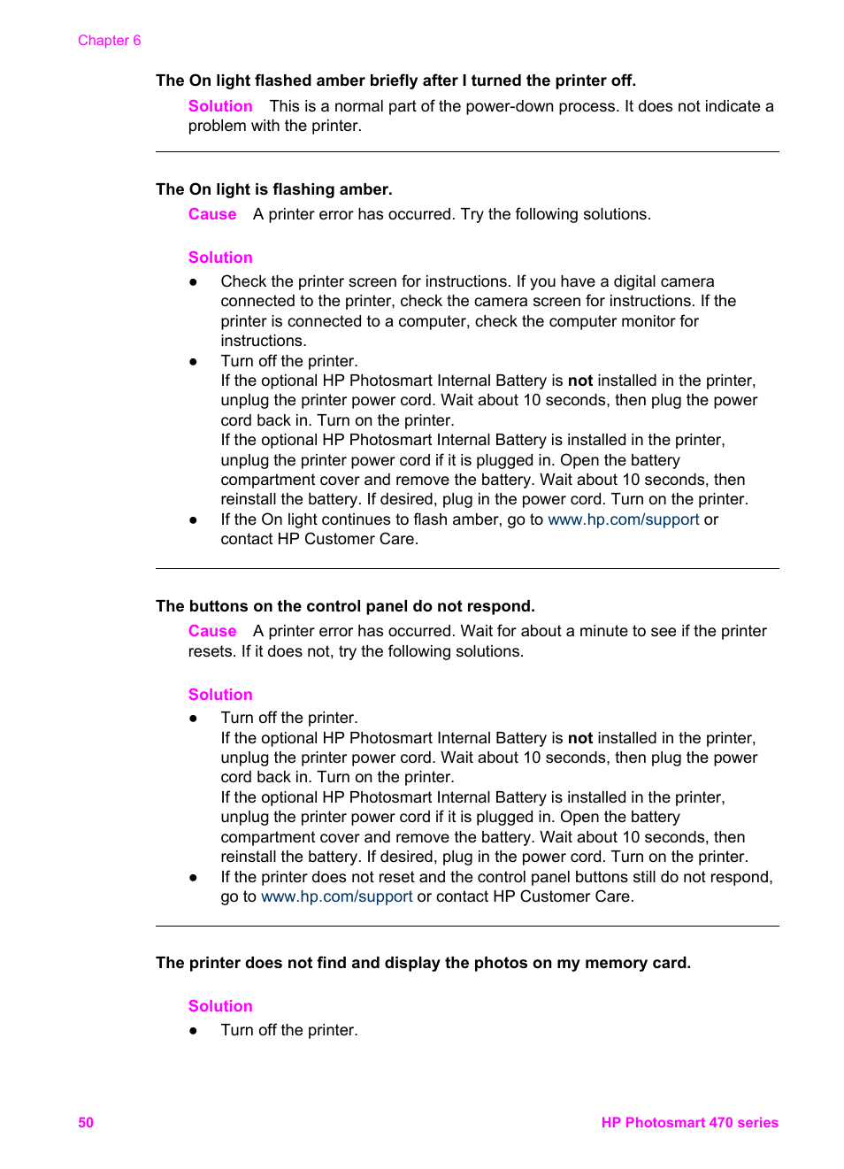 HP 470 series User Manual | Page 55 / 77