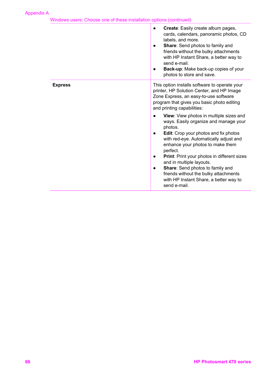 HP 470 series User Manual | Page 71 / 77