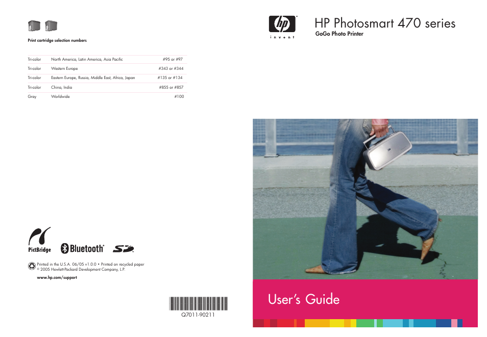 User’s guide, Hp photosmart 470 series | HP 470 series User Manual | Page 77 / 77