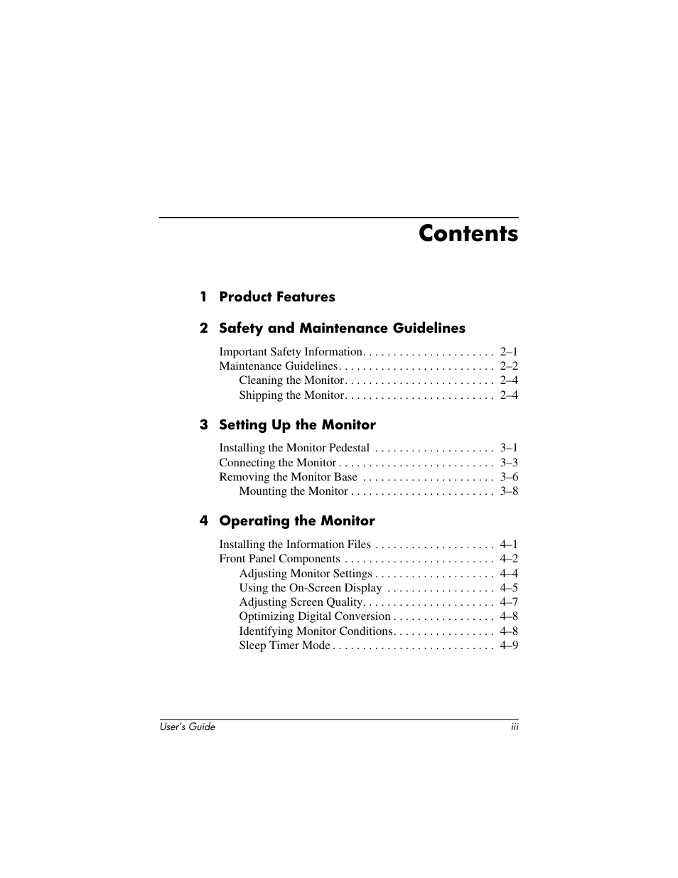 HP FP7317 User Manual | Page 3 / 45