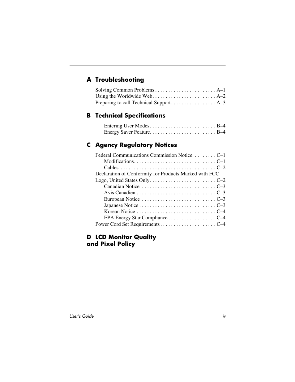 HP FP7317 User Manual | Page 4 / 45