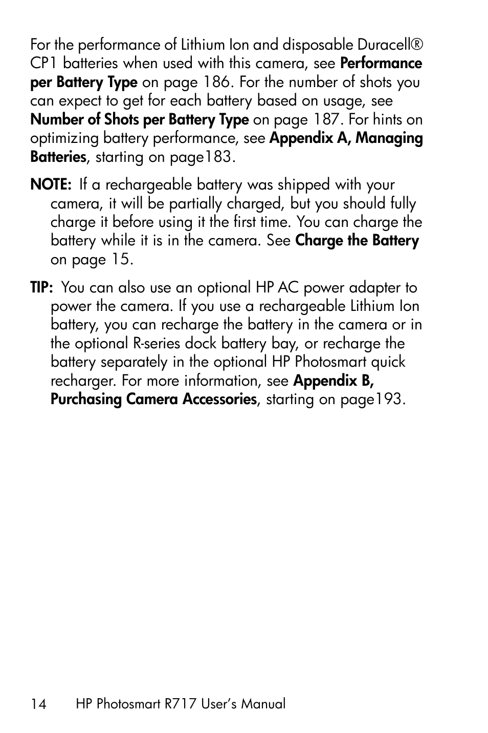 HP R717 User Manual | Page 14 / 217