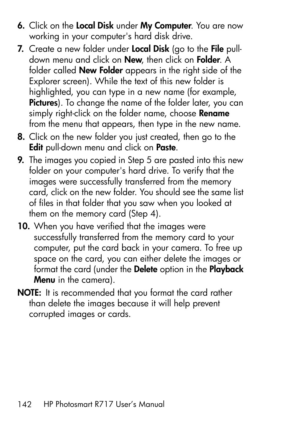 HP R717 User Manual | Page 142 / 217