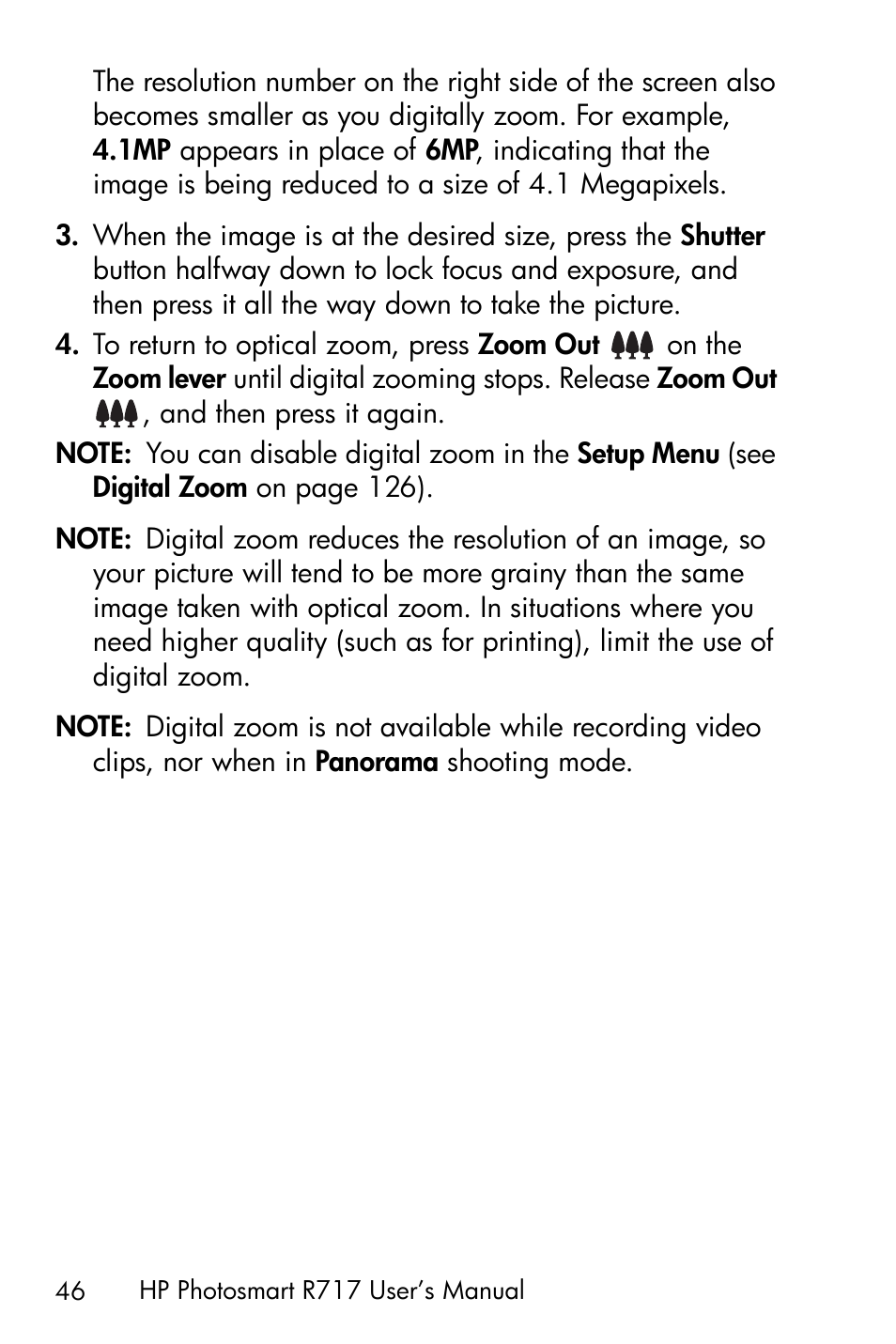 HP R717 User Manual | Page 46 / 217