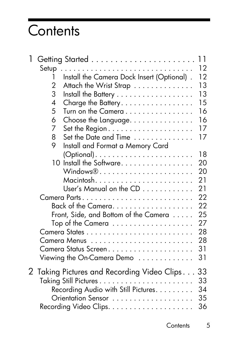 HP R717 User Manual | Page 5 / 217