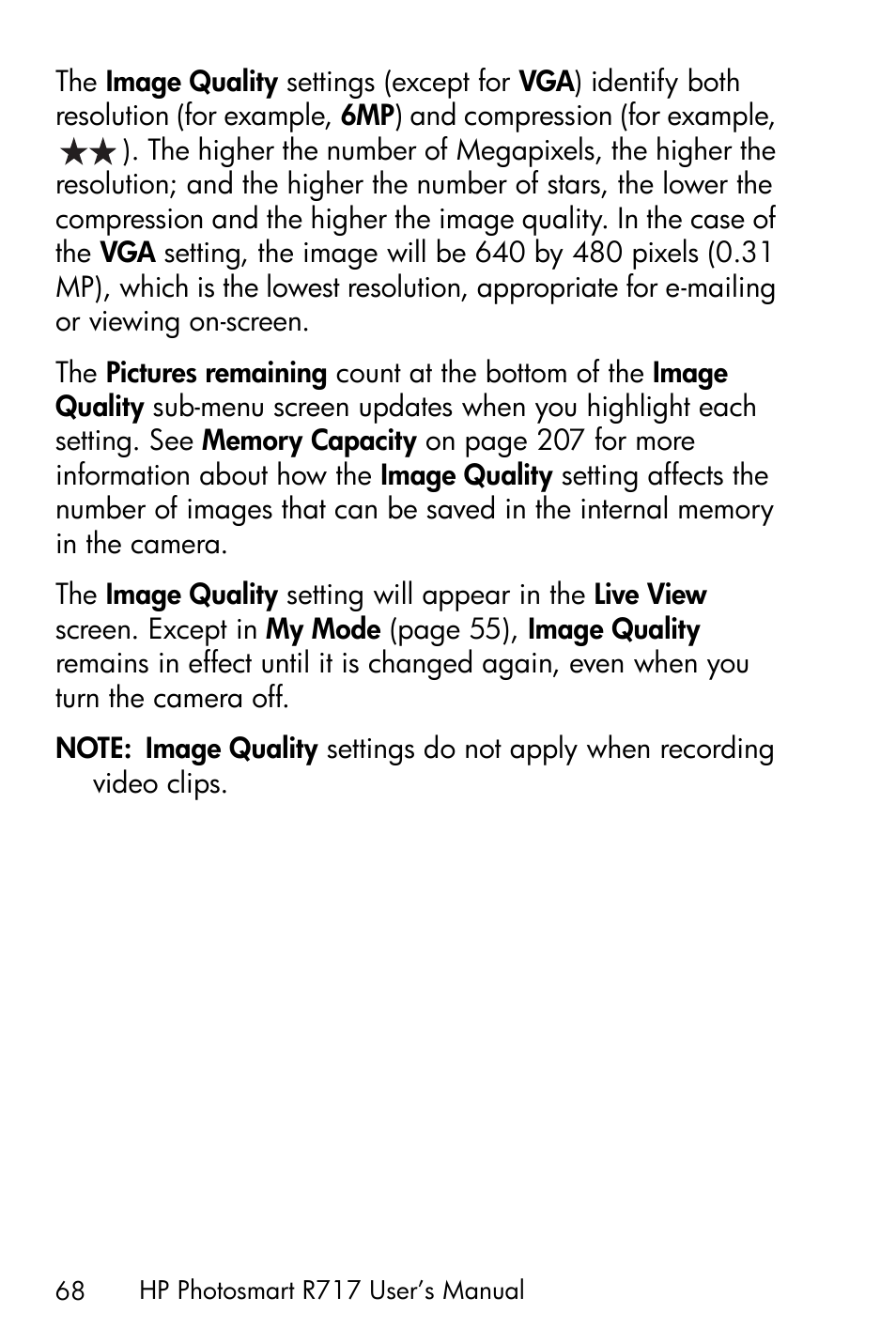 HP R717 User Manual | Page 68 / 217