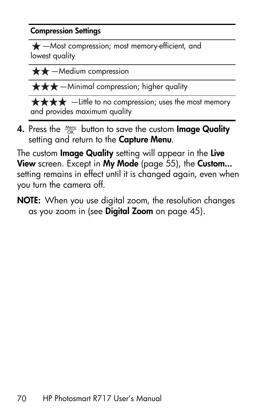 HP R717 User Manual | Page 70 / 217