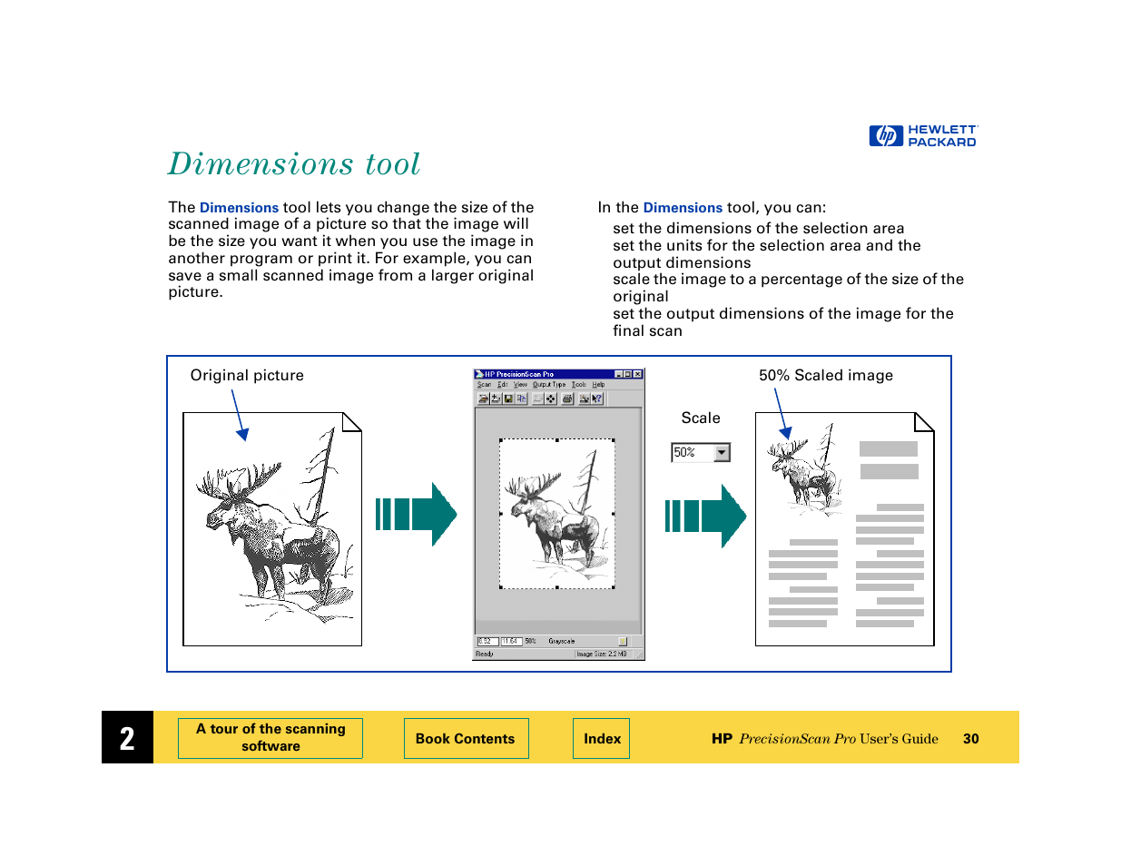 Dimensions tool, Dimensions tool 30 | HP 6200C User Manual | Page 30 / 110