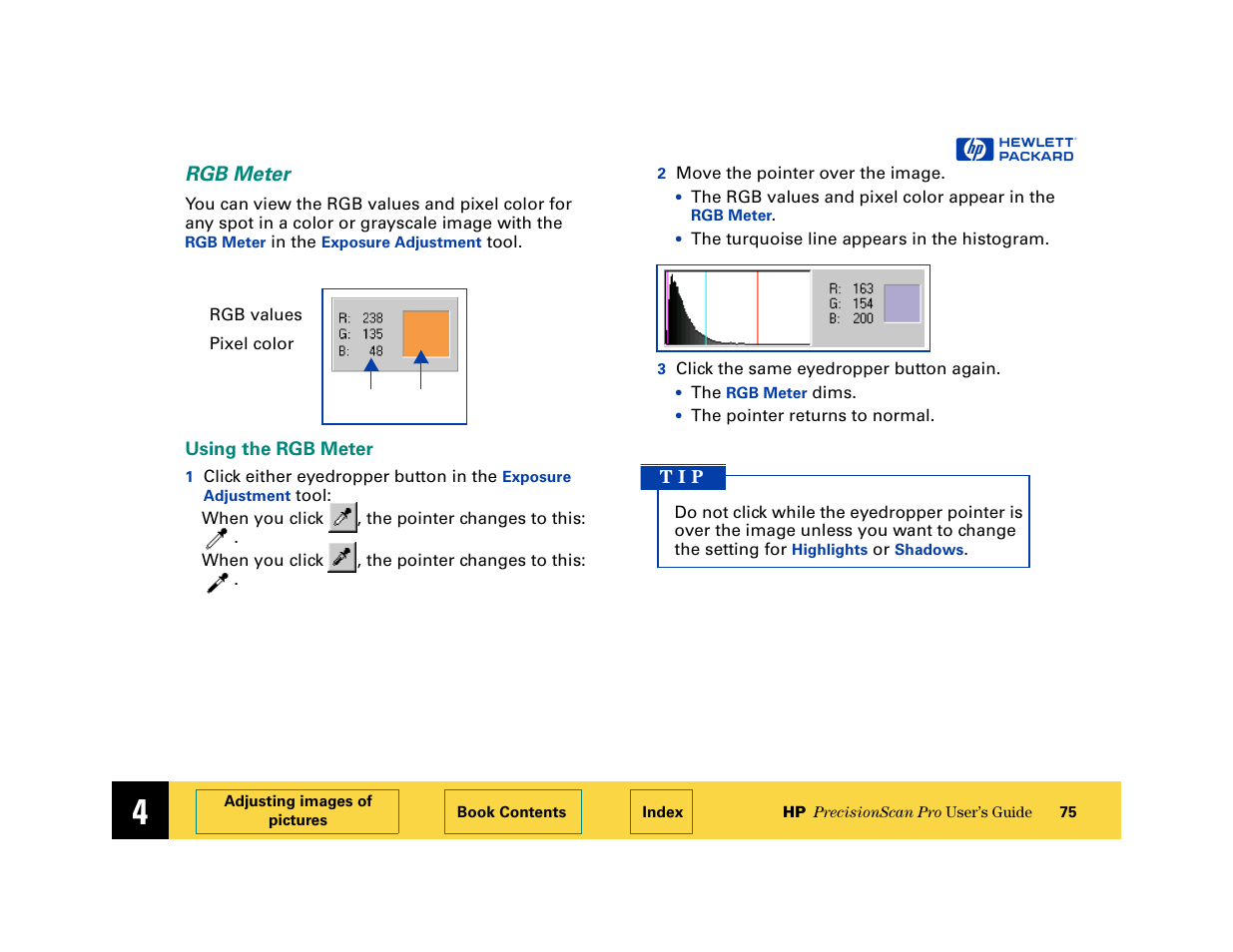 Rgb meter | HP 6200C User Manual | Page 75 / 110