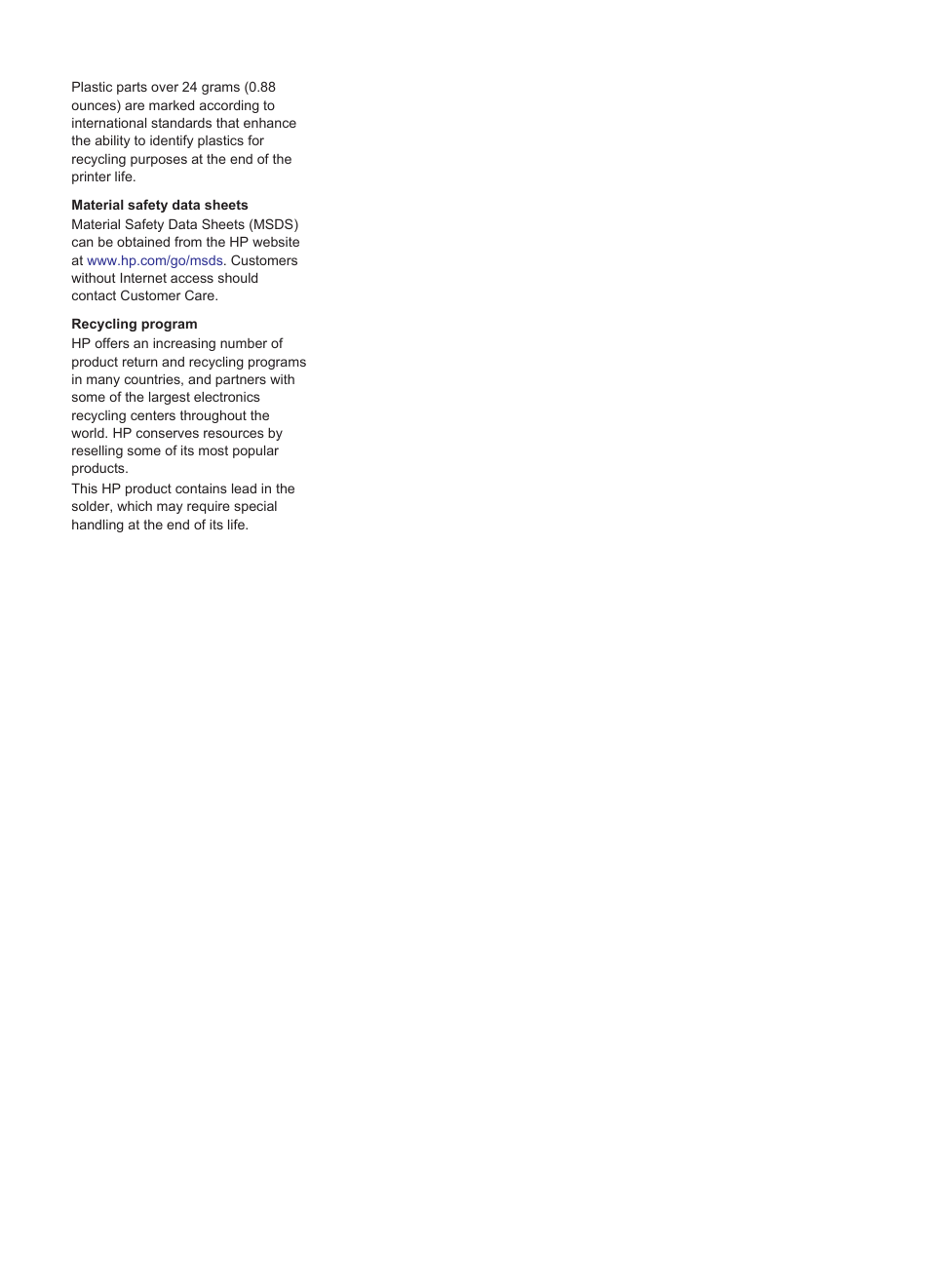 HP 370 Series User Manual | Page 3 / 65