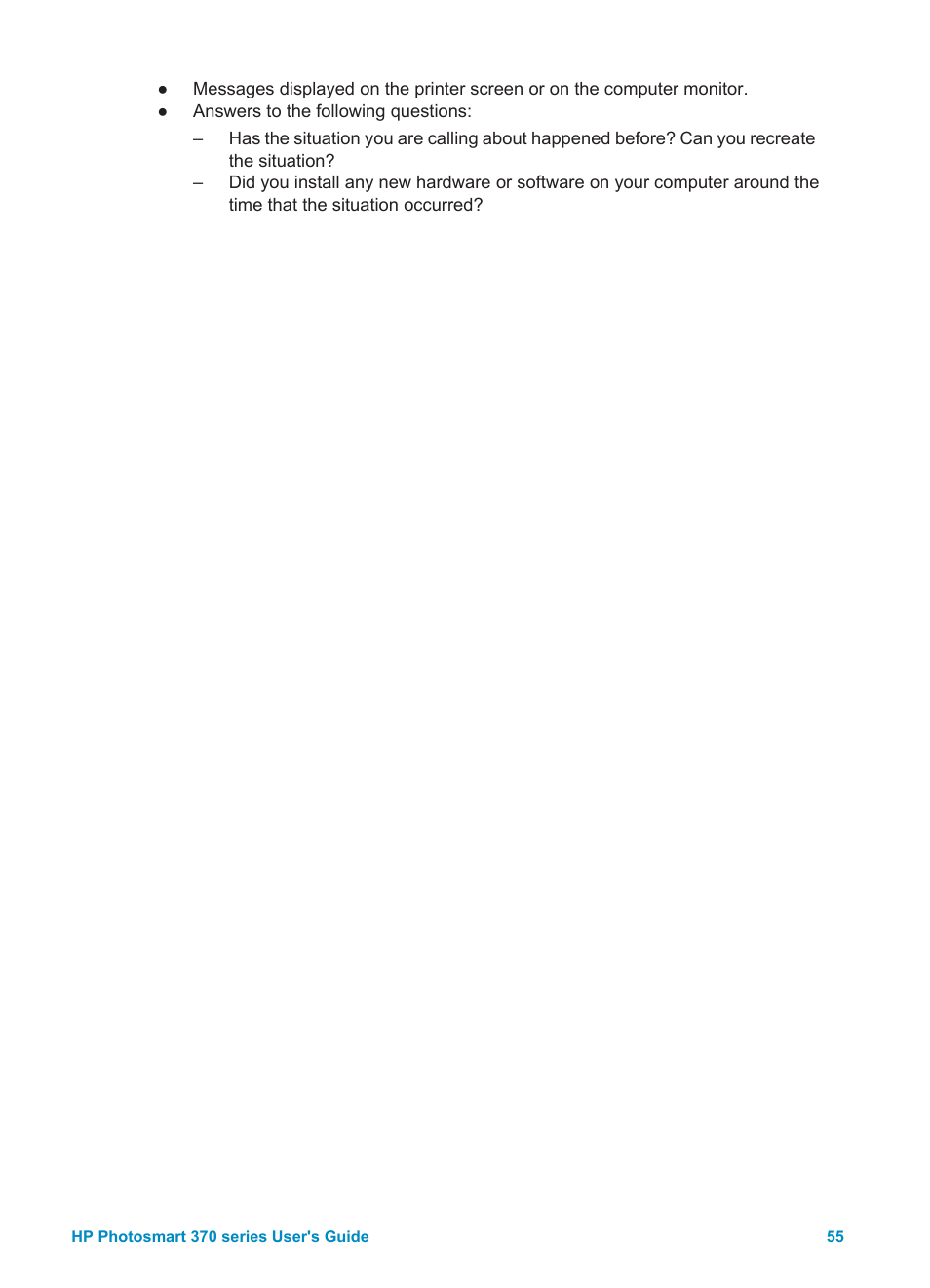 HP 370 Series User Manual | Page 59 / 65