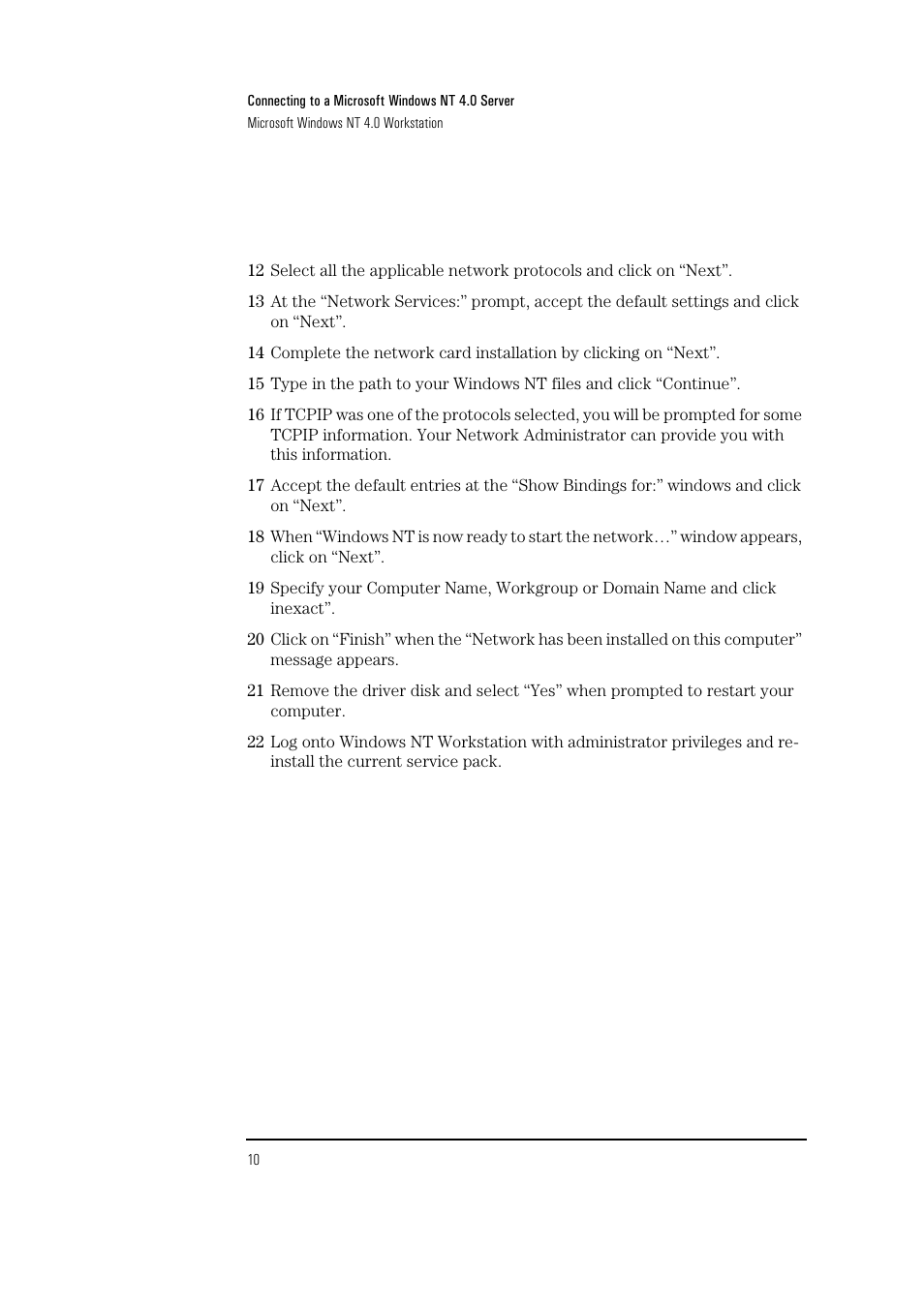 HP 3COM ETHERLINK III 3C900-B User Manual | Page 12 / 23