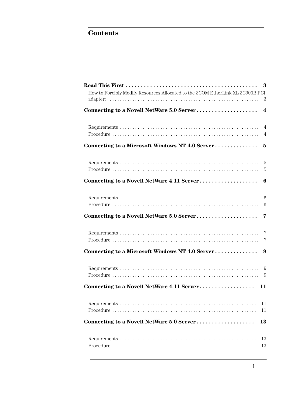 HP 3COM ETHERLINK III 3C900-B User Manual | Page 3 / 23