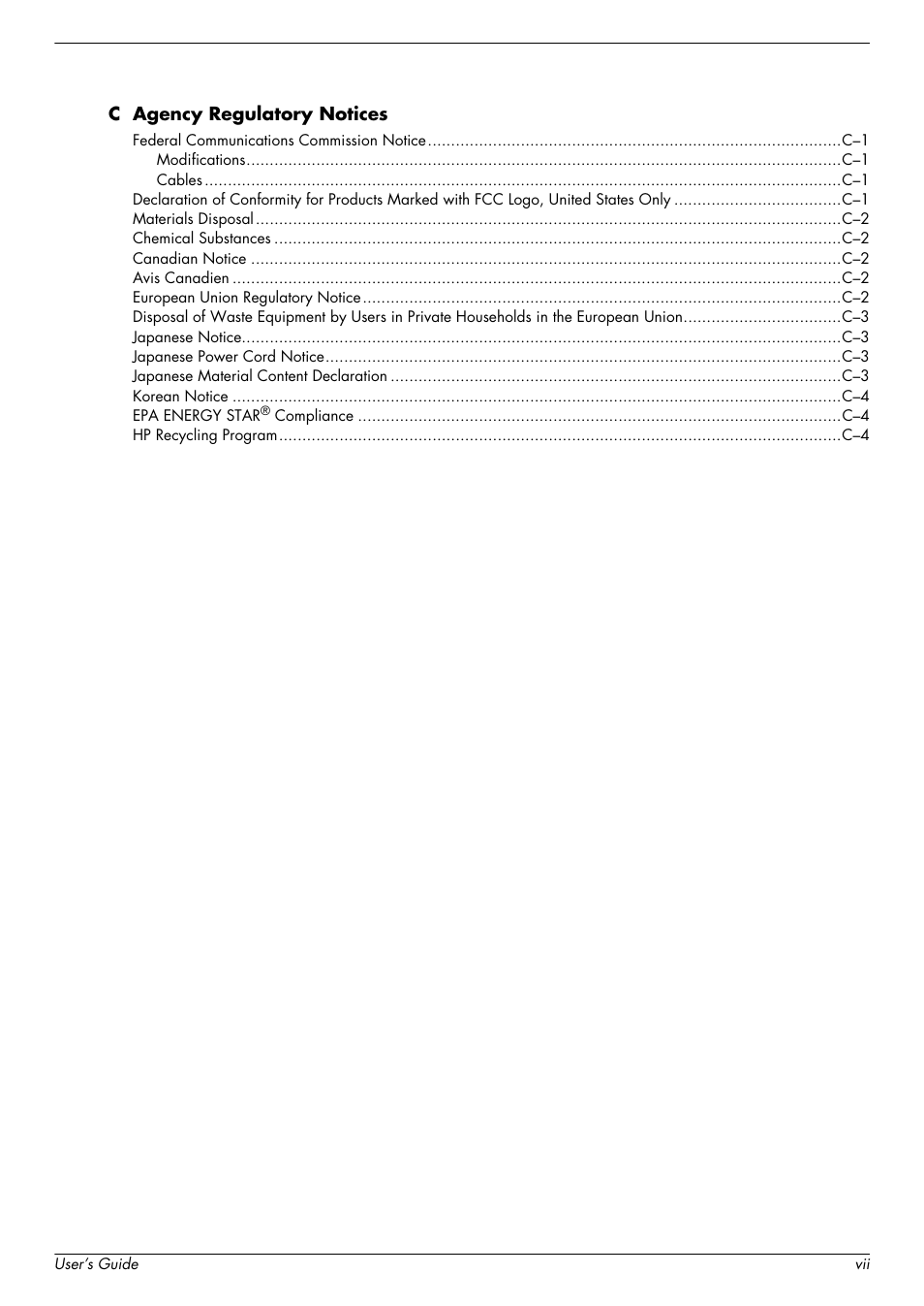 HP W2338h User Manual | Page 7 / 68