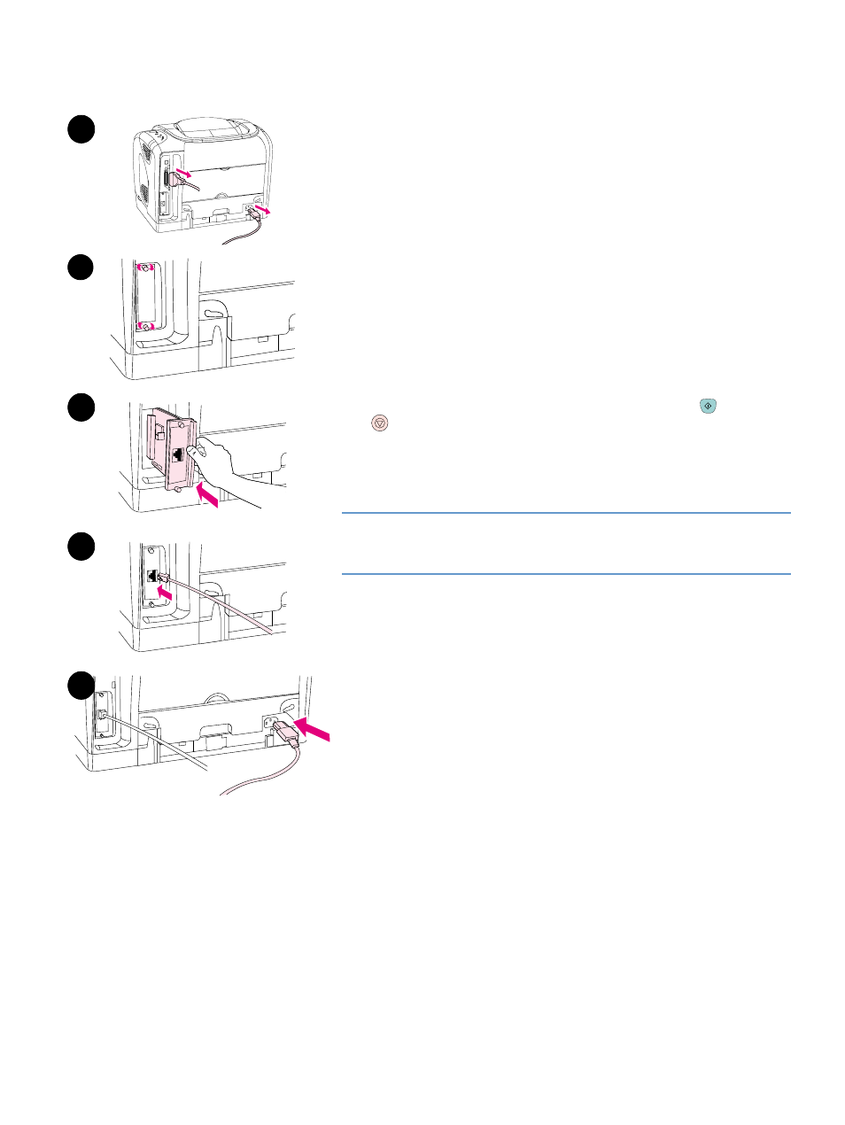 Installing an hpjetdirect print server card, Installing an hp jetdirect print server card | HP 2500 Series User Manual | Page 141 / 152