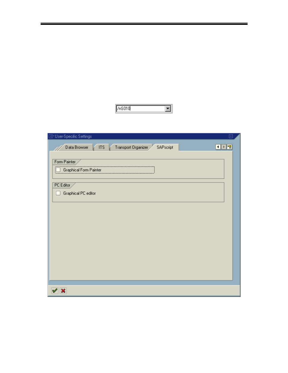 Designing a simple smart form, Disable pc editor | HP SAP Smart Forms and Zeberea Print User Manual | Page 18 / 52