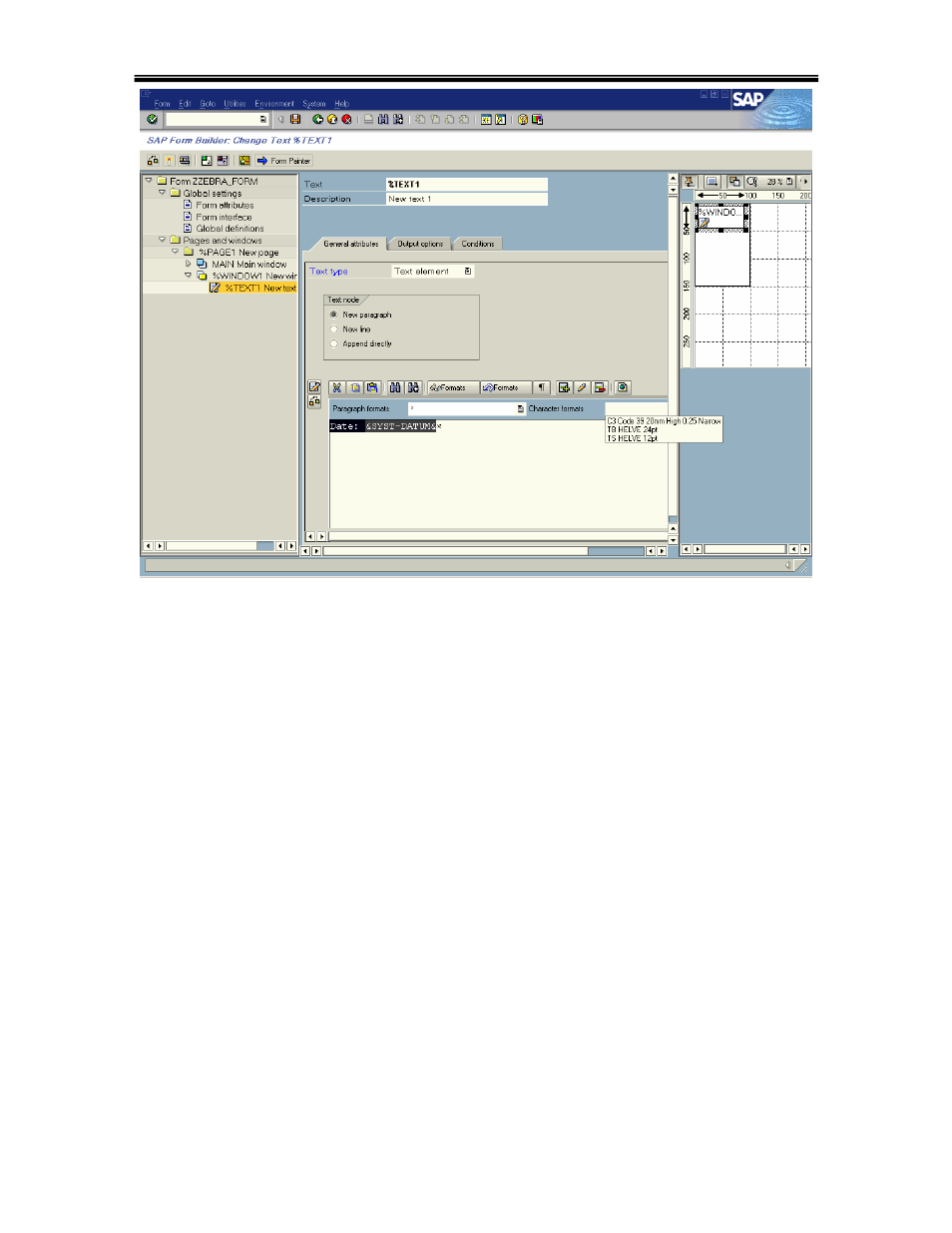 HP SAP Smart Forms and Zeberea Print User Manual | Page 34 / 52