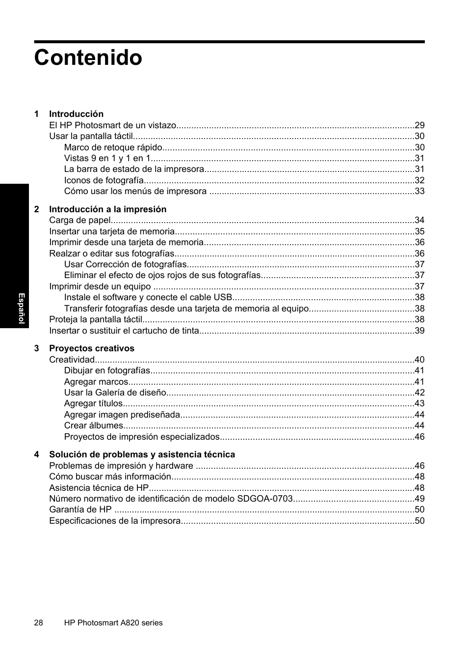 HP Photosmart A820 series User Manual | Page 28 / 53