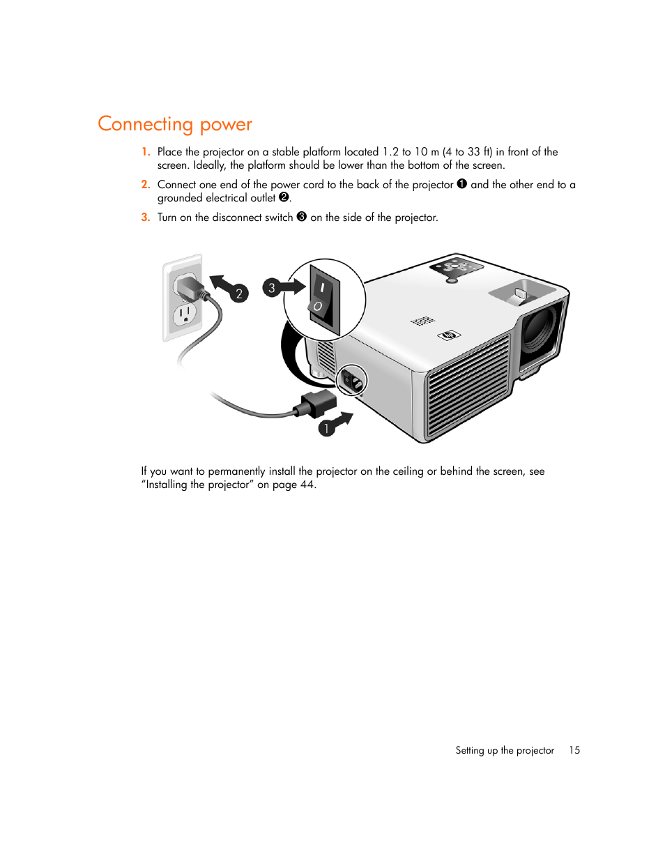 Connecting power | HP xp7010/xp7030 User Manual | Page 15 / 72