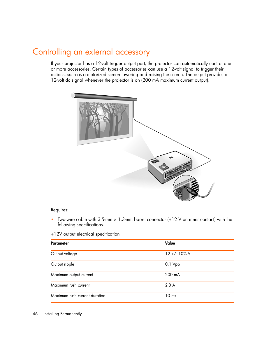 Controlling an external accessory | HP xp7010/xp7030 User Manual | Page 46 / 72