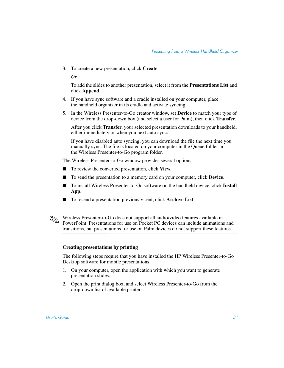 HP L1581A User Manual | Page 31 / 72