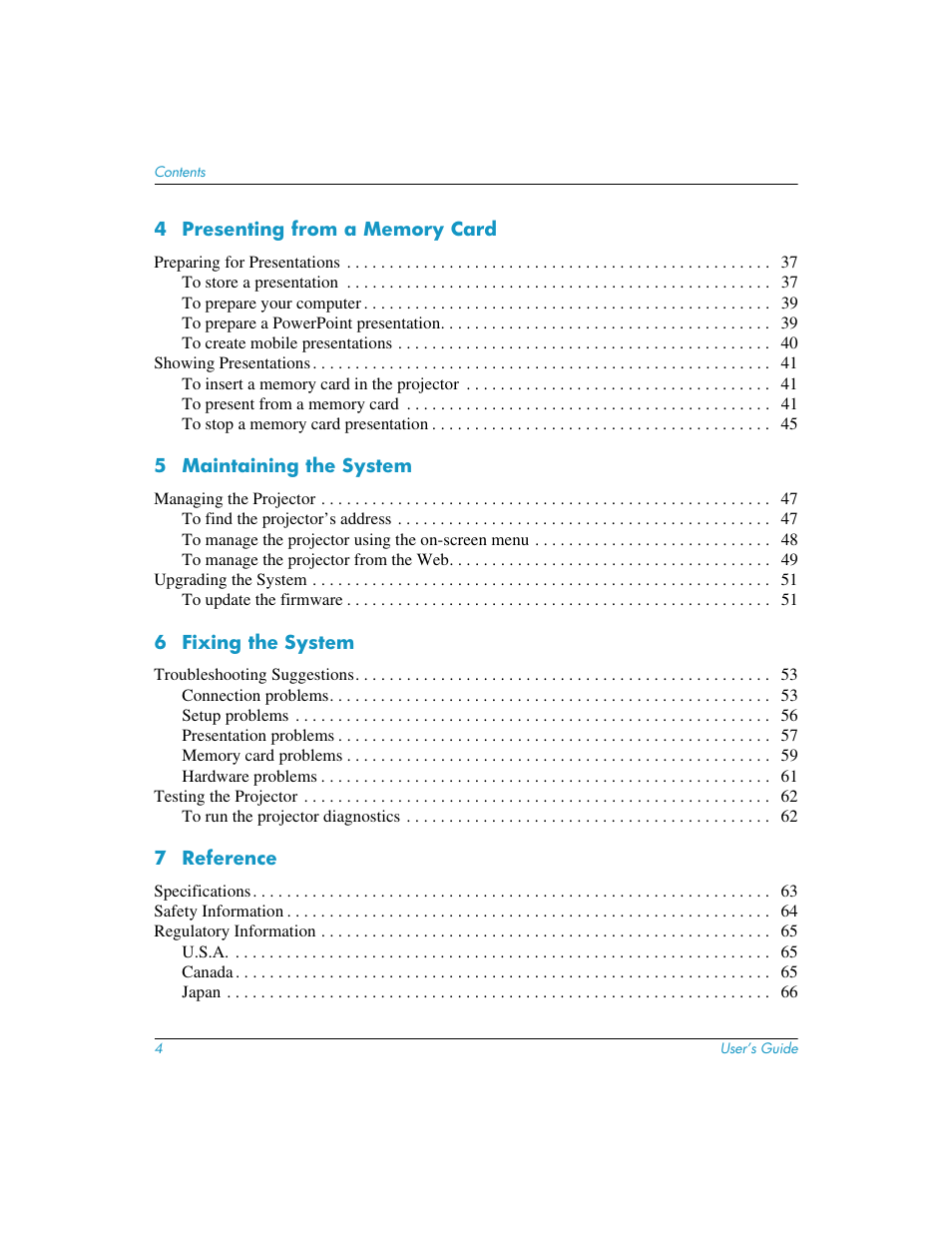 HP L1581A User Manual | Page 4 / 72