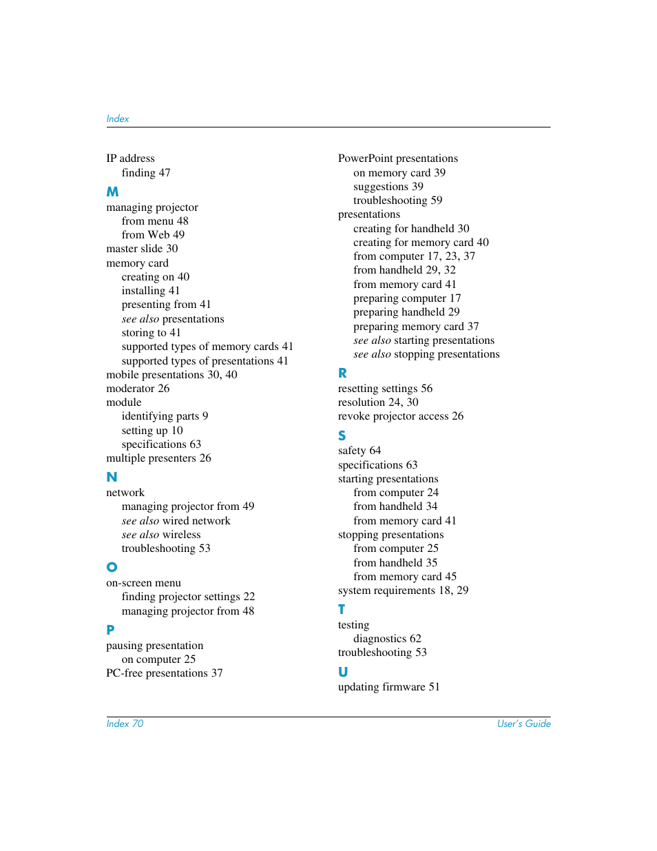 HP L1581A User Manual | Page 70 / 72