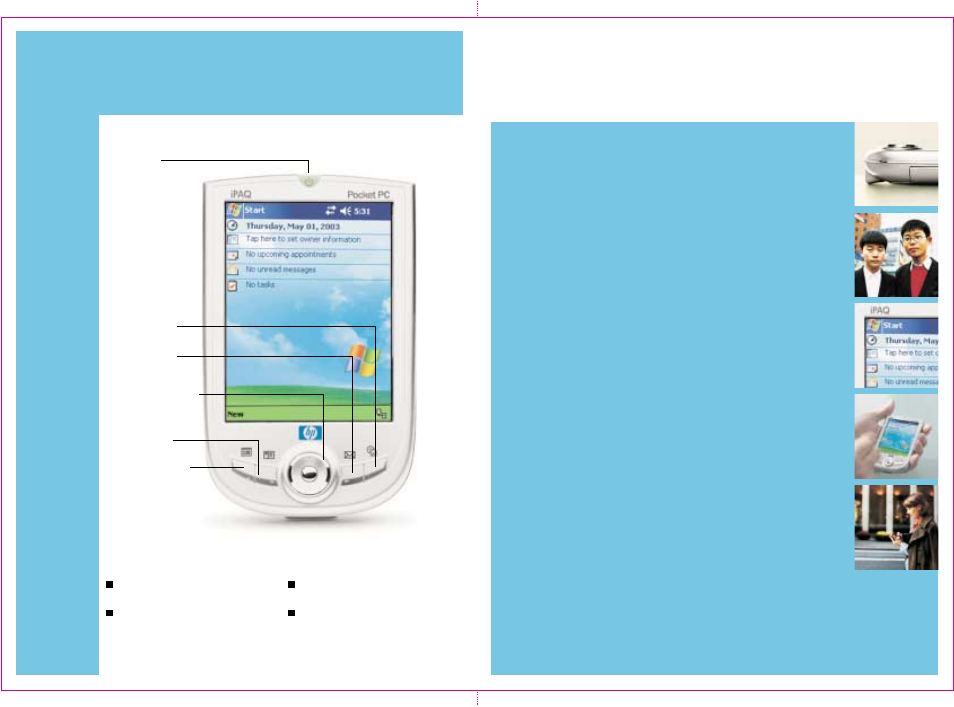 Hp ipaq pocket pc h1900 series, It helps you stay in touch with your world | HP PC Series User Manual | Page 4 / 22