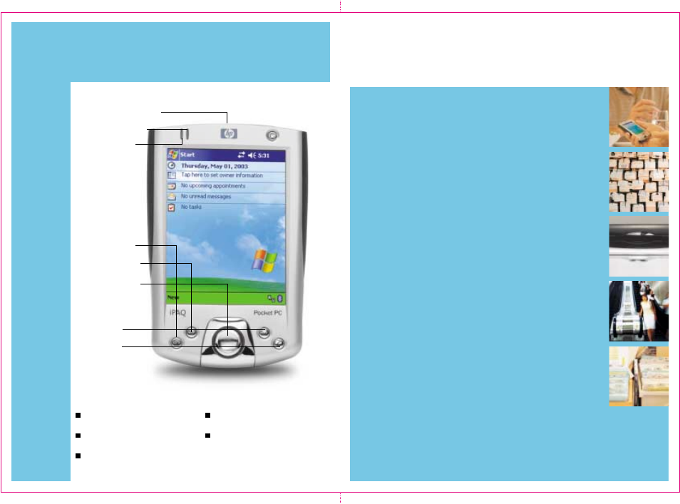Hp ipaq pocket pc h2200 series, It helps you take control of your life | HP PC Series User Manual | Page 5 / 22
