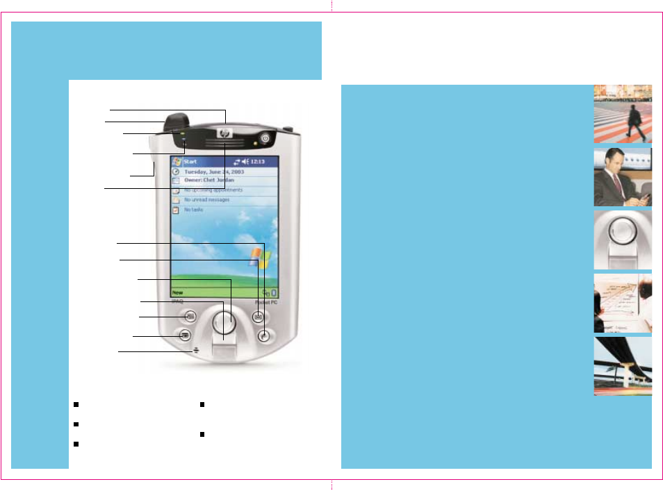 Hp ipaq pocket pc h5500 series | HP PC Series User Manual | Page 6 / 22