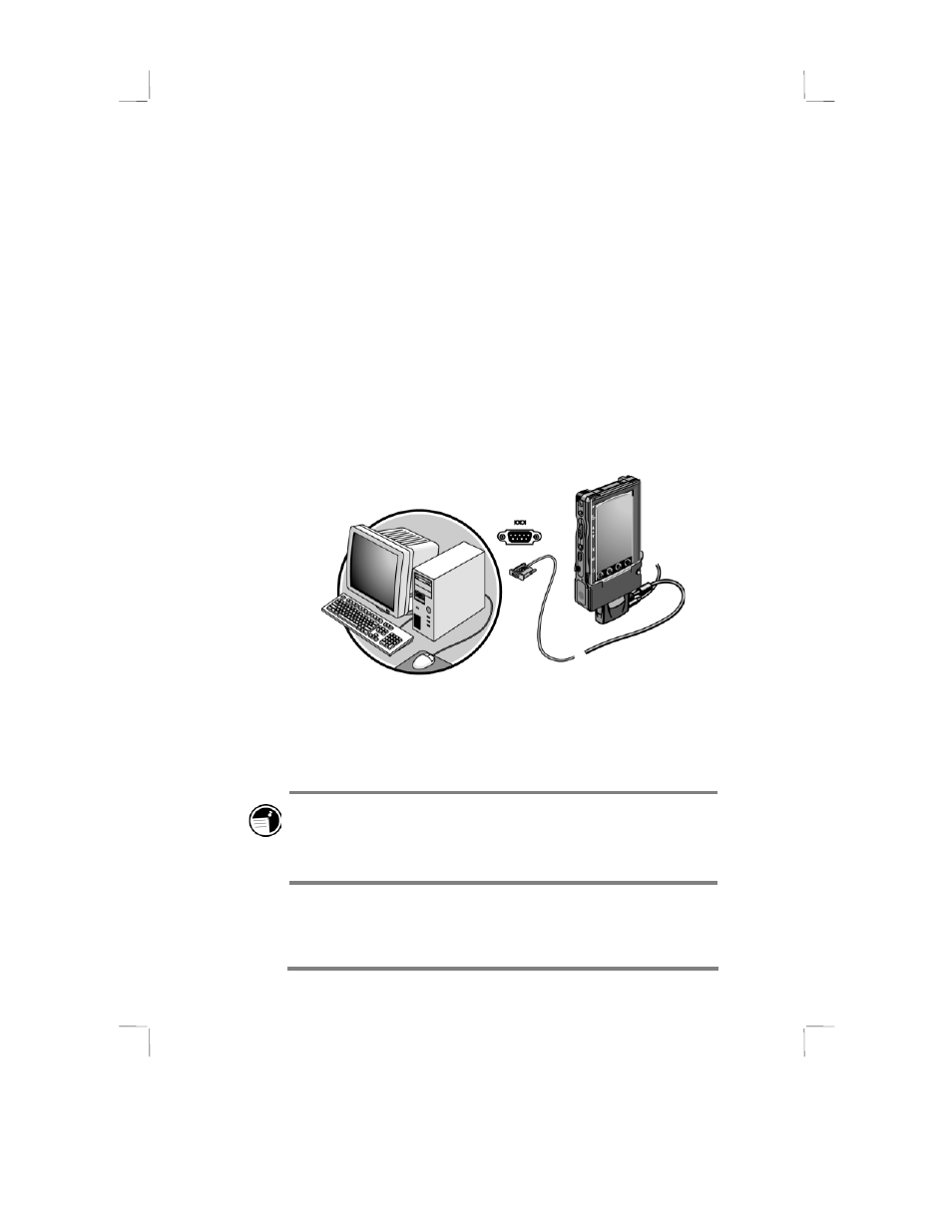 Connecting by travel cable | HP 430se User Manual | Page 52 / 151