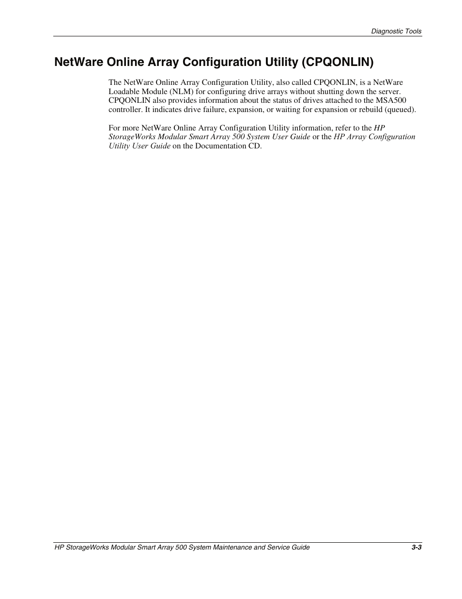 HP StorageWorks Modular Smart Array 500 System User Manual | Page 28 / 46