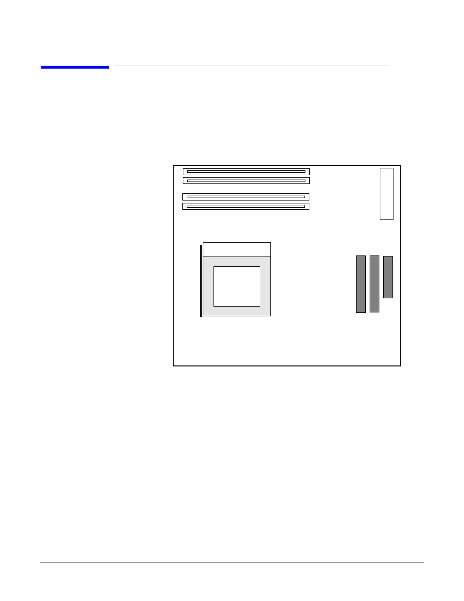 Removing, replacing and upgrading memory, Figure65 memory sockets, Removing and replacing a memory module | HP A7818-IE002 User Manual | Page 121 / 196