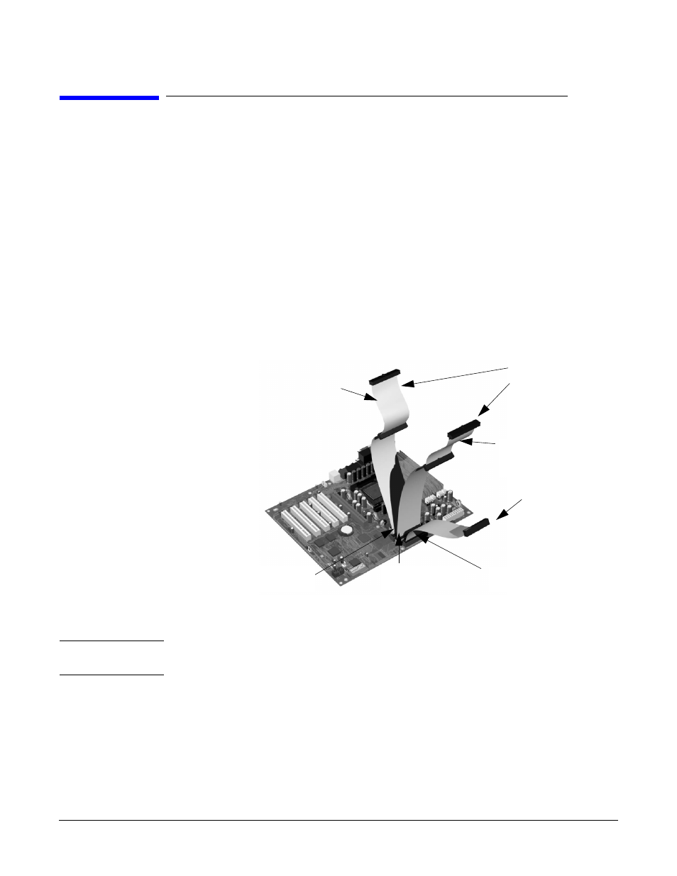 Mass storage and optical device overview, Identifying cables and connectors (all models), Figure67 data cables and connectors | Installing ide drives | HP A7818-IE002 User Manual | Page 125 / 196