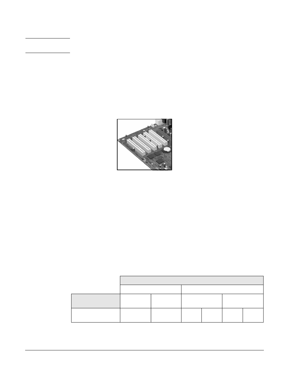 Peripheral component interconnect slots, Figure25 pci slots, Table | HP A7818-IE002 User Manual | Page 34 / 196