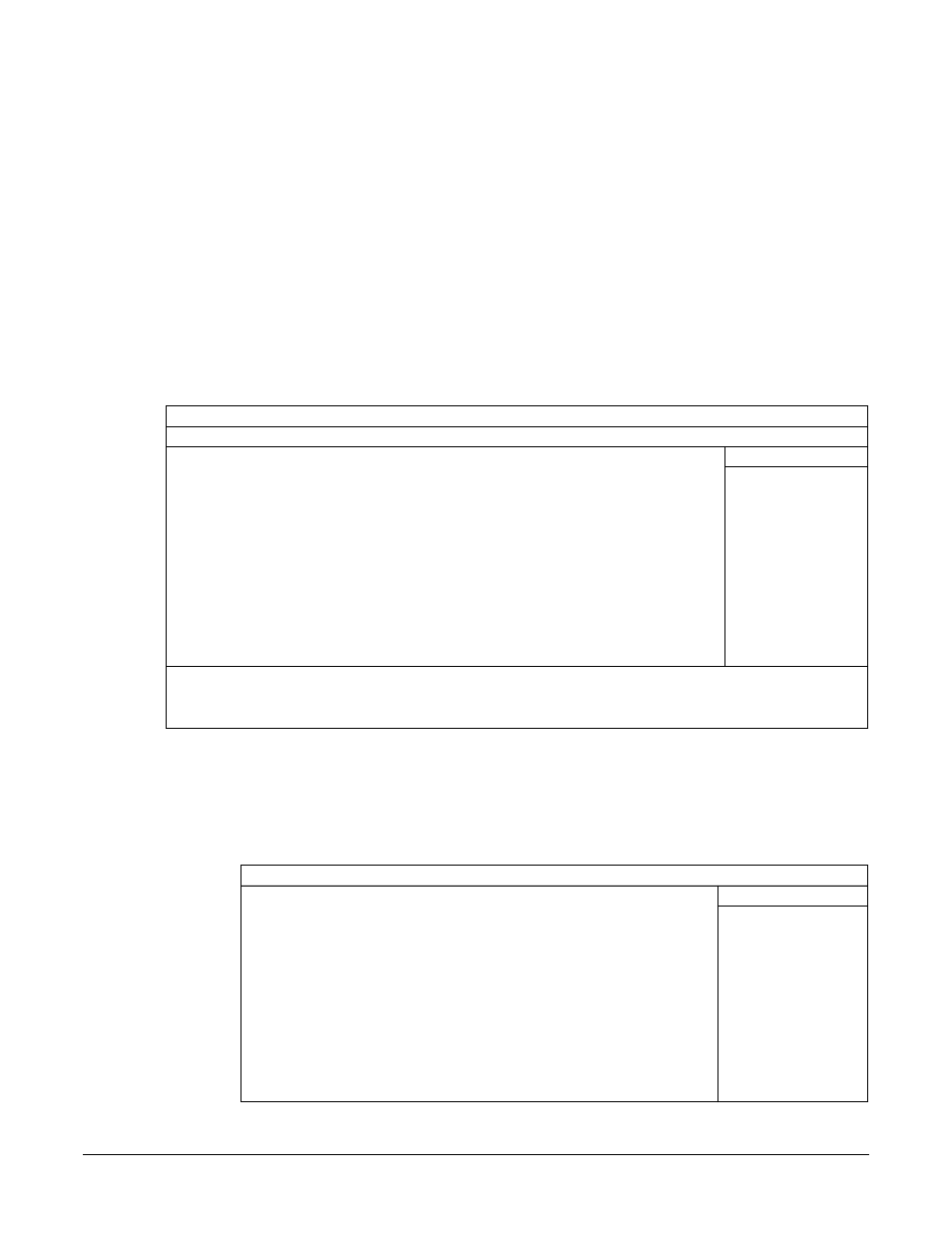 Using the hp setup program, Main screen, Table | Advanced screen | HP A7818-IE002 User Manual | Page 65 / 196