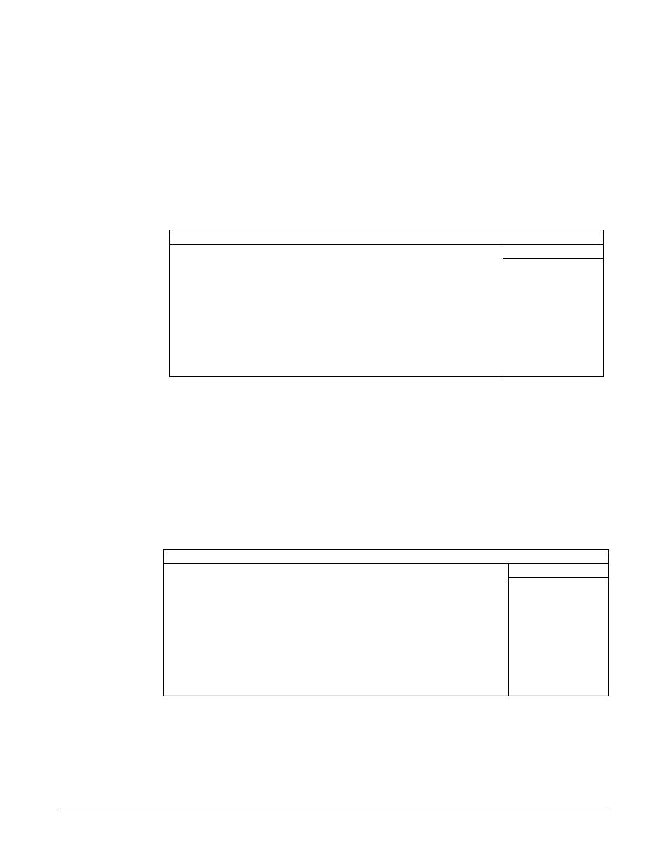 Boot screen, Table, Power screen | Boot screen power screen | HP A7818-IE002 User Manual | Page 69 / 196