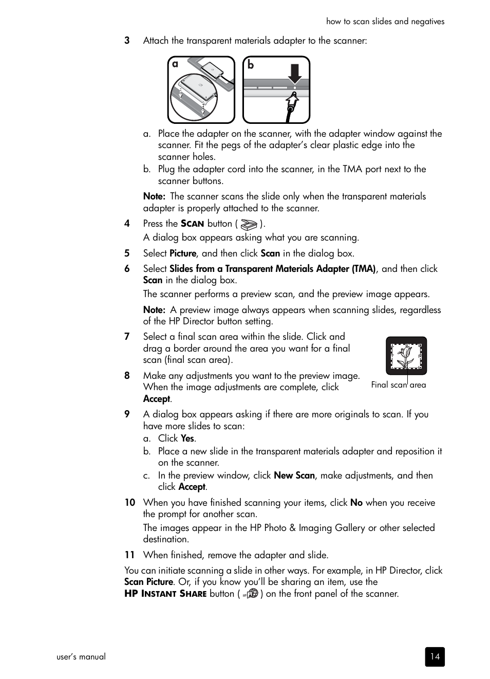 HP scanjet 4600 Series User Manual | Page 19 / 38
