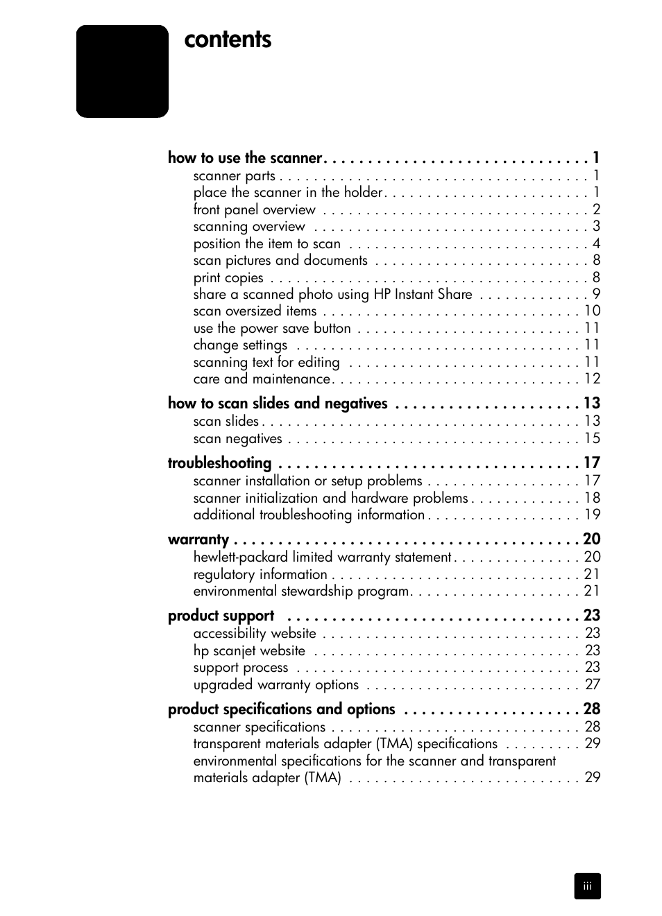 HP scanjet 4600 Series User Manual | Page 5 / 38