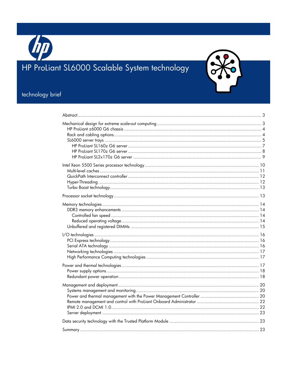 HP SL6000 User Manual | 25 pages