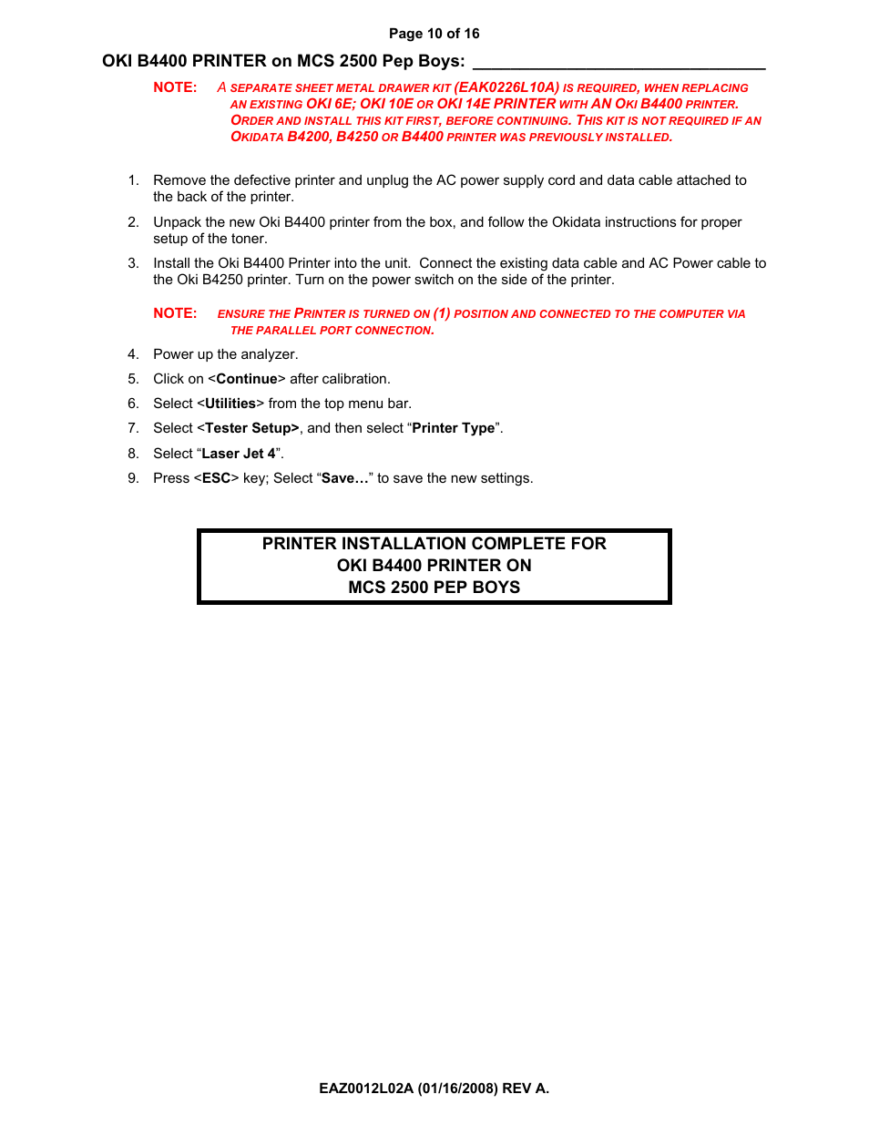 HP Snapon EAZ0012L02A User Manual | Page 10 / 16