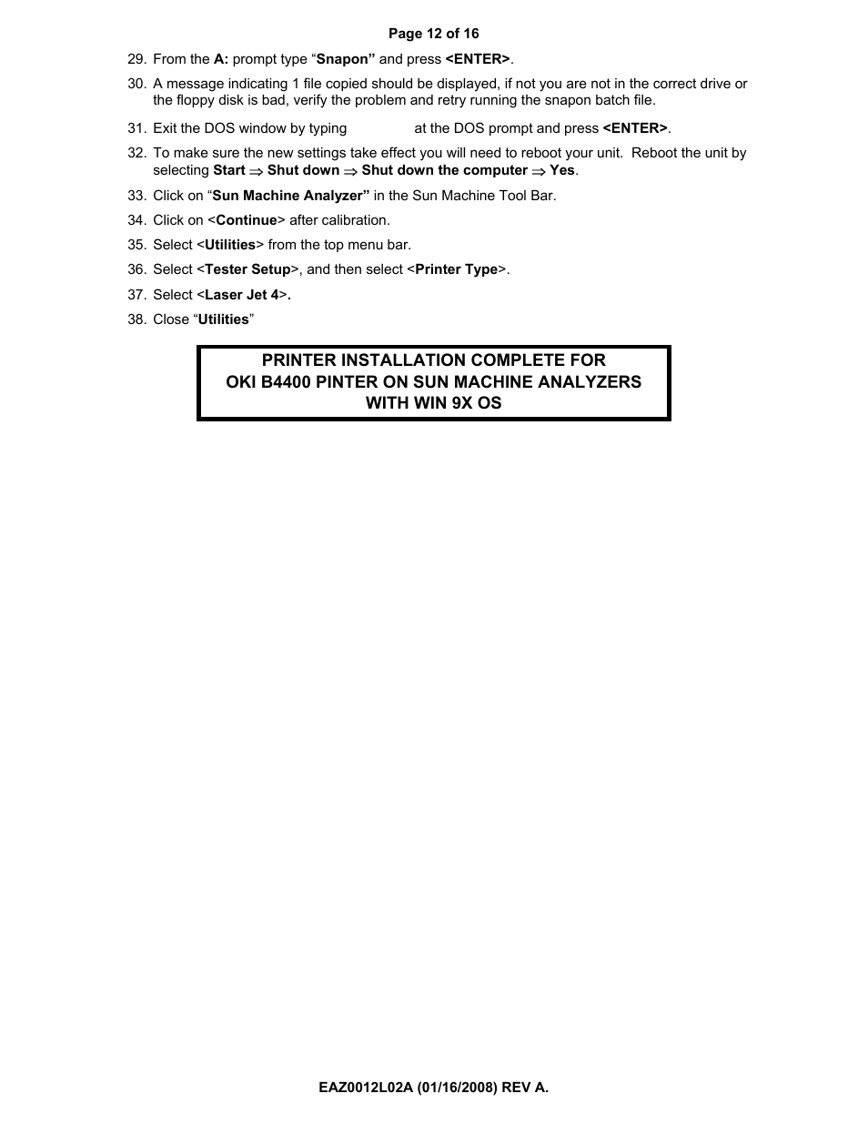 HP Snapon EAZ0012L02A User Manual | Page 12 / 16