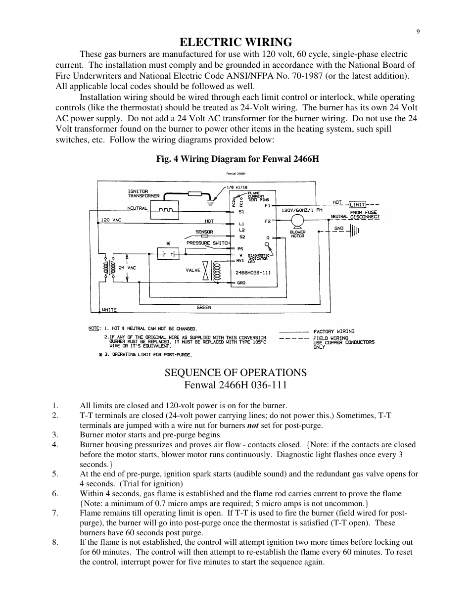 Electric wiring | HP SU-2A User Manual | Page 9 / 16