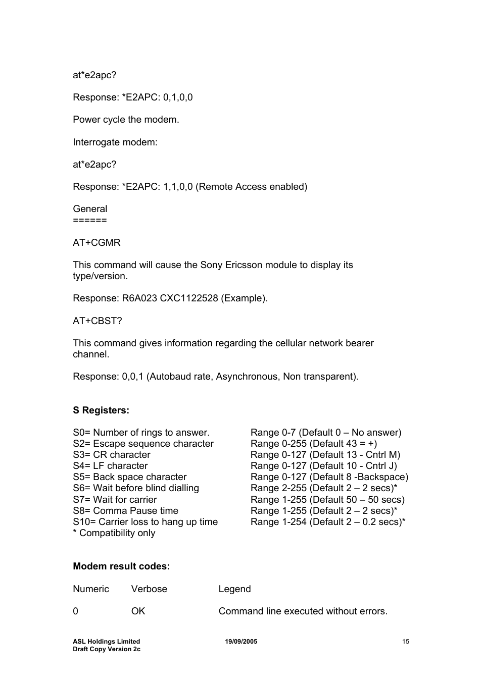 Hayes Microcomputer Products ASLH306 User Manual | Page 15 / 29