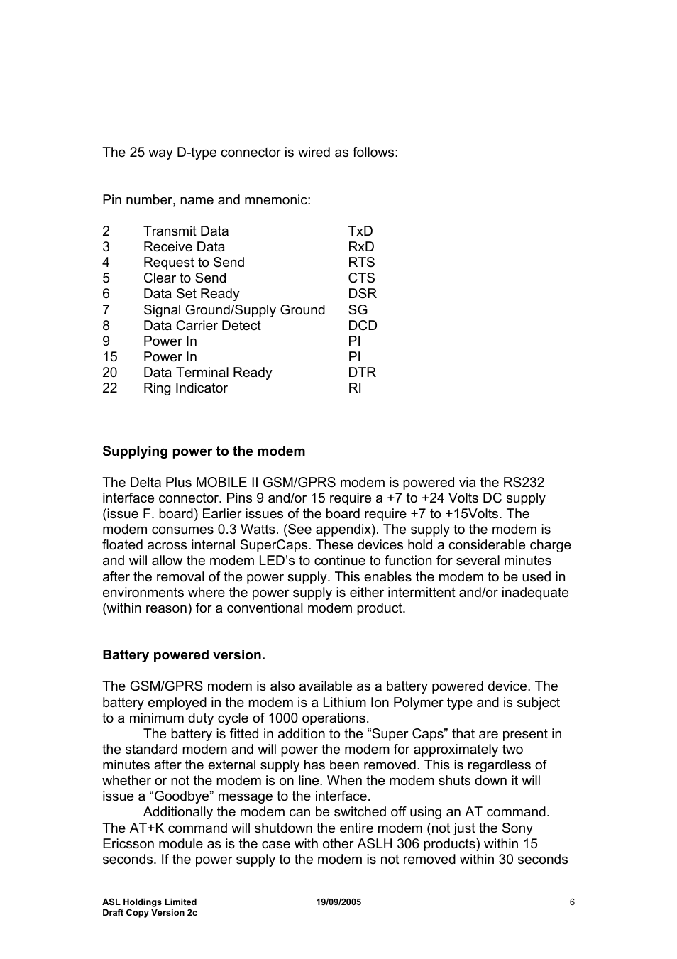 Hayes Microcomputer Products ASLH306 User Manual | Page 6 / 29